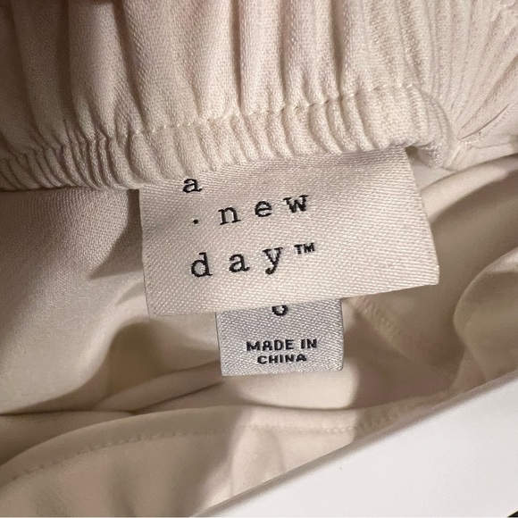 NWT a new day A line Strapless Mini Dress Size 6 - Picture 5 of 7